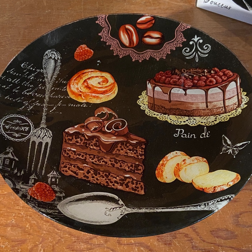 🆕 Beautiful cake design serving platter